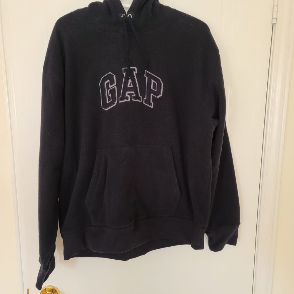GAP Fleece Hoodie Navy Medium